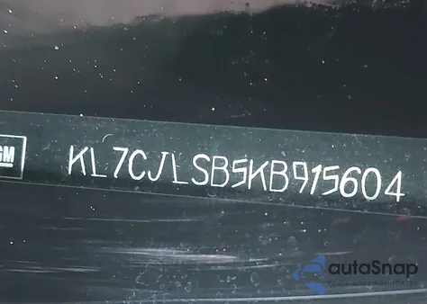 2019 Chevrolet Trax Lt z USA, uszkodzony, nr VIN KL7CJLSB5KB915604